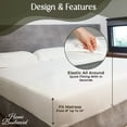 thumbnail image 5 of Home Boulevard Premium 3 Piece Bed Sheets Set - 100% Microfiber - Hypoallergenic, Ultra-Soft Sheets - Machine Washable - Shrinkage and Fade Resistant - Luxury Home Hotel Sheets (White, Twin), 5 of 6