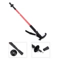 thumbnail image 3 of Aluminum Alloy Trekking Pole, Non-slip Design Comfortable To Use Anti Shock Walking Stick  For Hiking For Family For Outdoor T Handle Red, 3 of 8