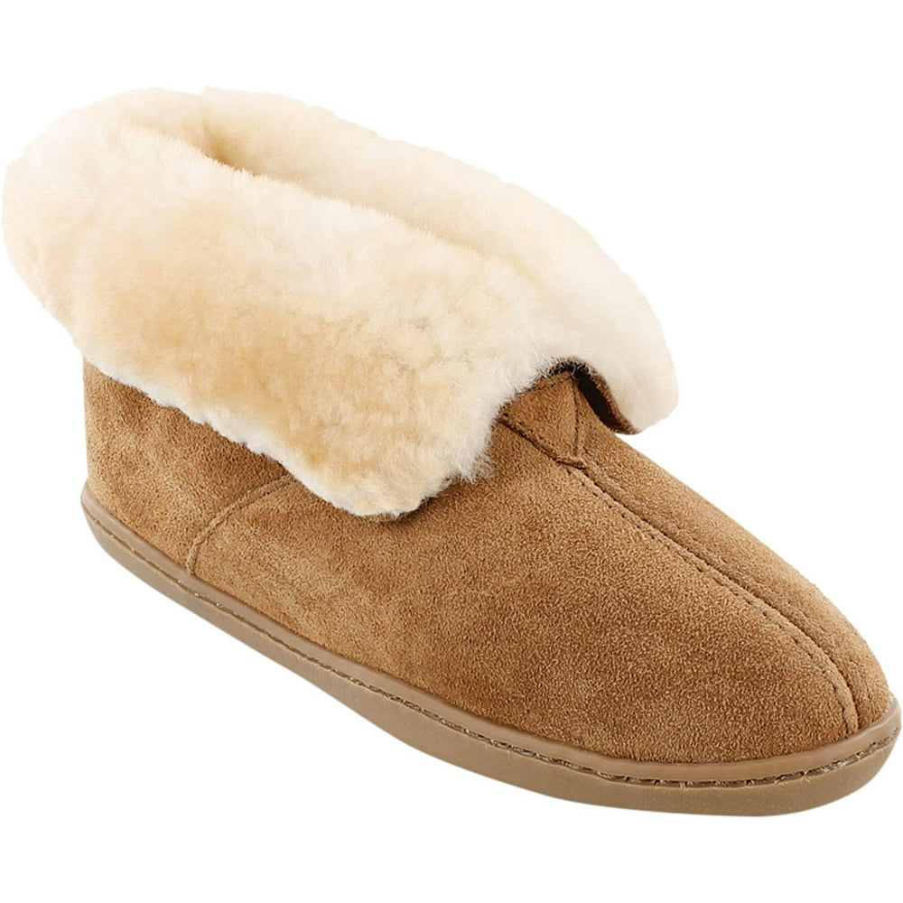 minnetonka women's sheepskin ankle boot