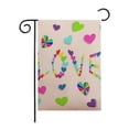 thumbnail image 4 of Bandera de jardín para exteriores, diseño de San Valentín, 45 x 30 cm Estilo B, 4 of 8