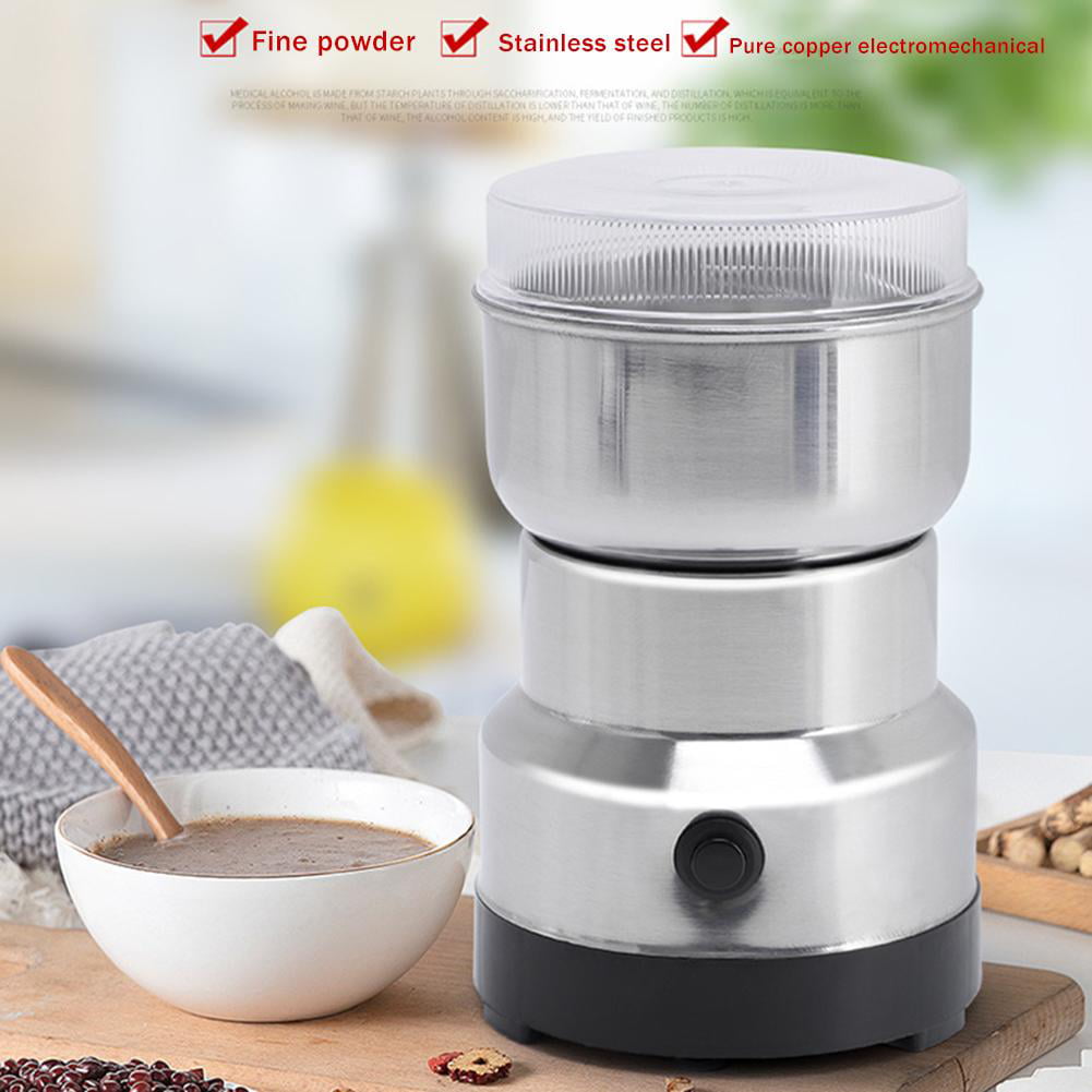Details about  / Mini Electric Home Herb Grinder Coffee Beans Grain Milling Powder Machine 220V