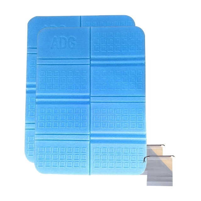 Colchoneta de espuma con bolsa de almacenamiento, cojín plegable, impermeable, para exteriores, senderismo, camping, estadio