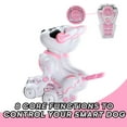 thumbnail image 3 of Top Race Remote Control Robot Dog Toy Touch Edition - Pink, Voice Control, Kids 3-10Y, 3 of 7