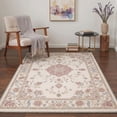 thumbnail image 3 of KUETH 5X7 Vintage Area Rugs Machine Washable Rugs for Living Room, Non Slip Flat Pile Rug with Rubber Backing, Boho Rug for Entryway Bedroom Dining Room Home Office, 3 of 4