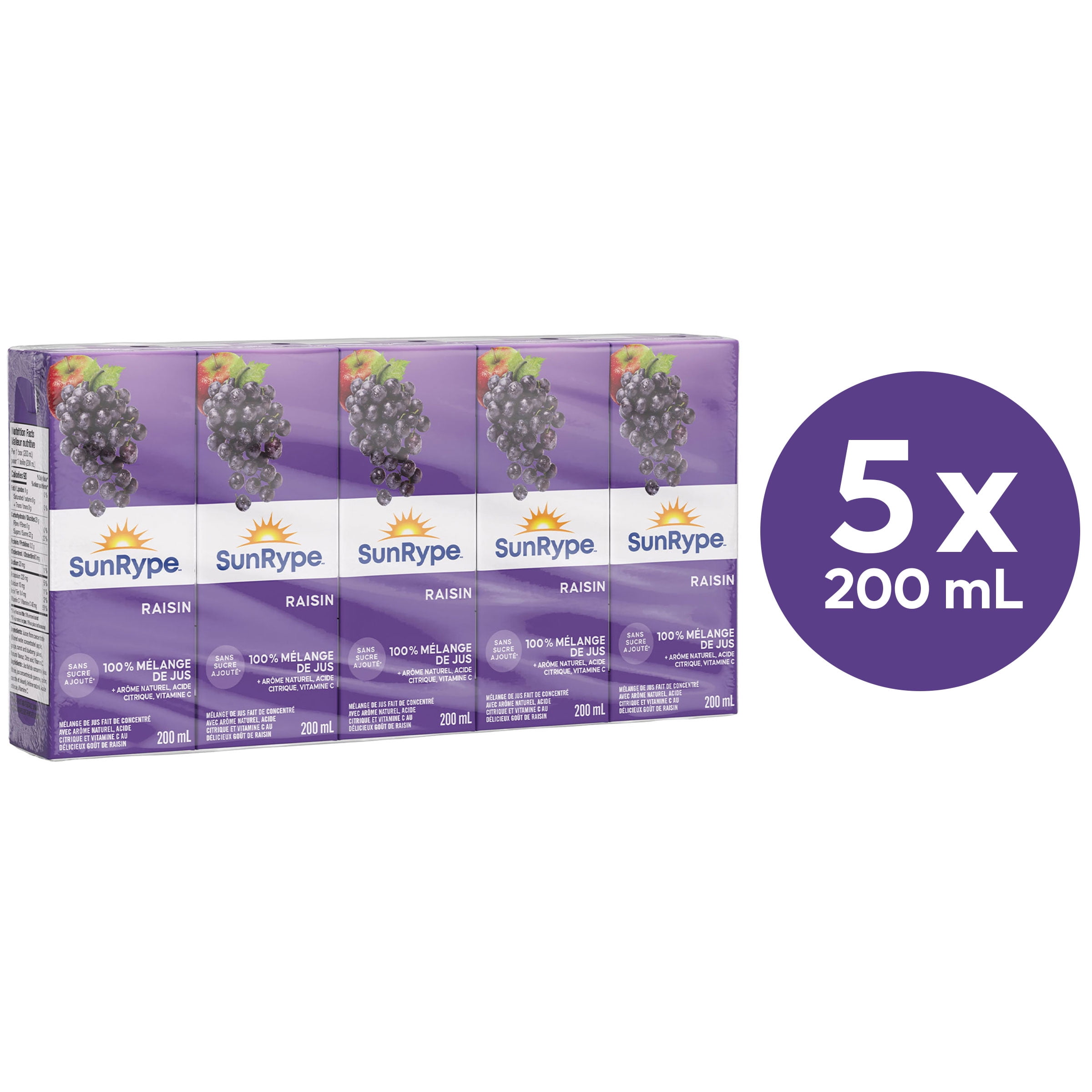 SunRype Grape Juice Boxes