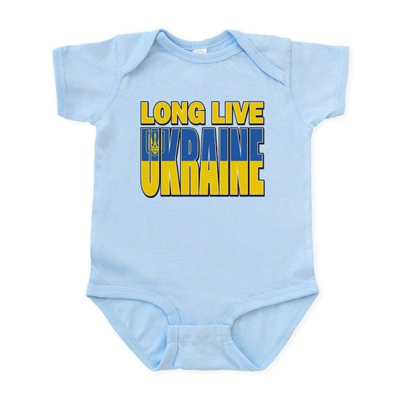 CafePress - Long Live Ukraine - Baby Light Bodysuit, Size Newborn - 24 Months