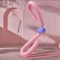 thumbnail image 3 of 1pc Pelvic Floor Muscle Trainer and Thigh Exerciser for Postpartum Recovery, Body Shaping, Leg and Butt Training (Pink), 3 of 6