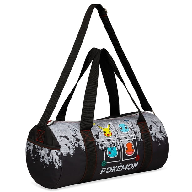 Bolsa de gimnasio con diseño de Pokémon Pikachu para niños, bolsa de lona grande
