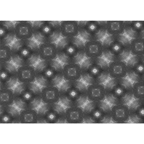 Ahgly Company Indoor Rectangle Patterned Gray Area Rugs, 7' x 9'