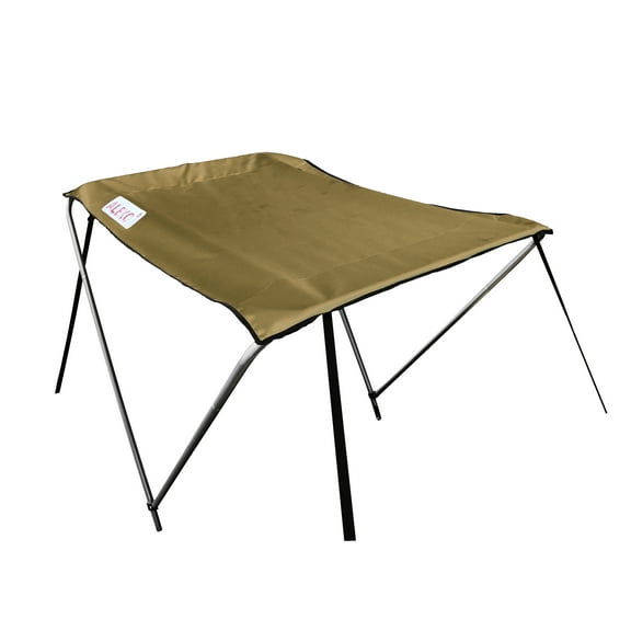 ALEKO BSTENT250WE Summer Canopy Boat Tent Sun Shelter Sunshade for Inflatable Boats, Wheat