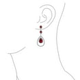 thumbnail image 3 of Bling Jewelry Womens Art Deco Wedding Gemstone CZ Dangle Chandelier Earrings, 3 of 5