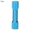 thumbnail image 3 of 10 Pcs Standoff  M3x25mm Anodized Aluminum Alloy Female Thread Column Balanced Spacer For QuadcopterShallow Blue, 3 of 7