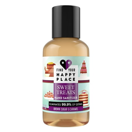 Find Your Happy Place Hand Sanitizer Sweet Treats Brown Sugar and Caramel 2 fl oz