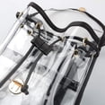thumbnail image 6 of Sportteer Transparent Backpack PVC Clear Backpack Stadium Approved Waterproof Drawstring Transparent Visible Men Women Teenage Outdoor Travel Casual Bookbag Clear Stadium Bag, 6 of 8