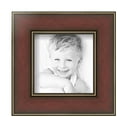 thumbnail image 2 of ArtToFrames 5" x 5" Honors Mahogany with Gold Picture Frame, 5x5 inch Brown Wood Poster Frame (WOM-5156), 5 Pack, 2 of 6