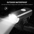 thumbnail image 4 of Luces de bicicleta recargables por USB para montar de noche, luz delantera superbrillante y juego de luces LED traseras para bicicleta, faro delantero para bicicleta, luz trasera, Negro esquí esquí Gafas de esquí, 4 of 5