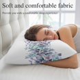 thumbnail image 5 of Purple Blue Eucalyptus Leaves Pillow Covers 12"x20", Spring Summer Botanical Floral Soft Brushed Microfiber Breathable Throw Pillow Covers, Pillowcase with Zipper for Couch Sofa Bedroom Living Room, 5 of 9