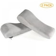 thumbnail image 1 of 2 Packs Ergonomic Memory Foam Armrest Pads Chair,Anti-Slip Elbow Support Pillow,Elbow Arm Relaxing,Home/Office Chair Arm Cover, 1 of 13