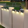 thumbnail image 4 of 4PCS Luces de pasos solares al aire libre Luces de cubierta impermeables Jardín decorativo Leyfeng Luces de pasos, 4 of 7