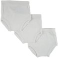 thumbnail image 1 of Pantalones de entrenamiento Bambini CS-0235L blancos, talla grande (paquete de 3), 1 of 1