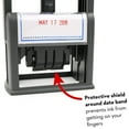 thumbnail image 3 of ZIGEL Heavy Duty Style Self Inking Date Stamp with E-MAILED - Style C - Red Ink, 3 of 5