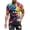 Black-261, variant on Mens Tie-dye T Shirt Short Sleeve Crew Neck Fitted Colorful Tees S-5X Plus Size Tops Summer Casual Tshirts (5XL, Blue)