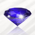 thumbnail image 4 of Pesa de papel de cristal claro en forma de diamante, 60 mm (2.4") diamante artificial para regalos de cumpleaños, fiestas y bodas (azul oscuro), 4 of 7