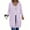 Purples, variant on Long Hoodies for Women, Zipper Fashion Long Sweatshirts with Pocket, Oversized Fleece Casual Fall Jackets