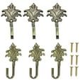 thumbnail image 3 of Gymnture christmas 6pcs Wall Hooks Coat Hat Racks Hangers Home Organizers, 3 of 10