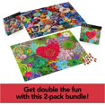 thumbnail image 3 of 2-Pack of 1000-Piece Jigsaw Puzzles, for Adults, Families, and Kids Ages 8 and up, Succulents and Rocks and Minerals, 3 of 5
