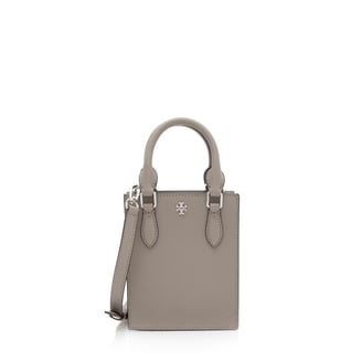 Tory Burch Britten Mini Top Handle Leather Crossbody Bag - Walmart.com