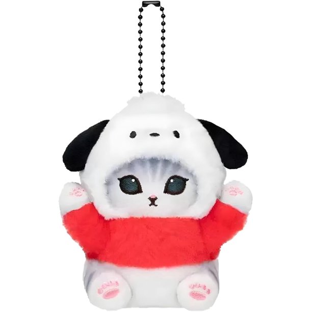 Mofusand Llavero de peluche con diseño de gato, lindos animales de peluche, llavero, colgador de bolsas, elegante, día del niño, Navidad, regalo de celebración de Año Nuevo, muñeca Mofusand Hippers