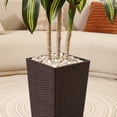 thumbnail image 5 of 6ft UV Resistant Artificial Dracaena Tree with Brown Tall Planter, Pre Potted Fake Plants for Indoor Outdoor Home Decor, Big Faux Tree Fake Plants for Office House Decor, 5 of 10