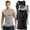 New (2-Black 1-Grey) Pack, variant on Men's Cotton Ribbed Undershirt A-Shirt 3-Pack New Black Small