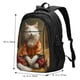 thumbnail image 5 of Balery Haystack Meditating Cat Mochila con carga USB para hombre y mujer - Mochila impermeable y antirrobo para laptop con puerto USB para viajes, trabajo, 5 of 7