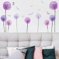 thumbnail image 6 of Safeglitz Peel-And-Stick Birds & Butterfly Vinyl Wall Decals–Colorful Garden-Themed Stickers, Decorates Living Rooms, Bedrooms, And Walls,Purple Dandelion Butterfly Wall Sticker, 6 of 6