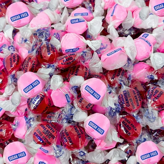 Sugar Free Cinnamon Lovers Mix Candy 1 lb Soft Taffy and Hard Discs Diabetic Friendly Gluten Free Nut Free Individually Wrapped Keto Friendly Treats