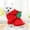 107#Red, variant on Winter Fleece Sweater for Dogs Cats, Soft Warm Romper Clothes for Small Medium Pets, Fashionable Cozy Print Outfit, Cold Weather Indoor Outdoor Jacket for Puppies