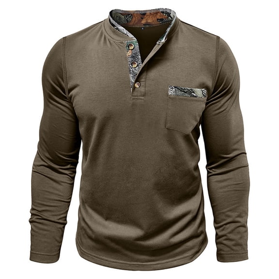 VJATTWR Mens Long Sleeve Dark Colorful T-Shirts, - Crew Neck Bulk Tees for Men, Sleeved Tshirt Packs M