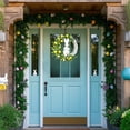 thumbnail image 1 of Riforla Easter Bunny Wreath Festive Floral Decoration for Home Easter & Spring Wreath C, 1 of 4