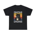 thumbnail image 2 of That's What I Do I Drink Coffee I Hate People Black Cat T-Shirt, 2 of 2