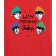 thumbnail image 3 of The Beatles - Happy Christmas - Women's Oversized Graphic T-Shirt, 3 of 5