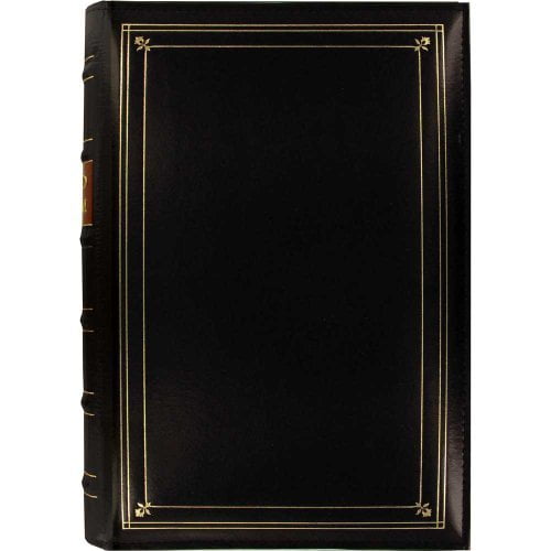 Pioneer Photo Albums BTA204 Bonded Leather Photo Album (Black, 4x6