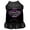Black, variant on Pet Dog Cat Dress Rhinestone, "Zebra Heart"