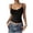 Black, variant on Women Sleeveless Floral Lace Patchwork Crop Cami Tops Spaghetti Straps Y2K Aesthetic Slim Fit Scoop Neck Summer Tank Red 2XL
