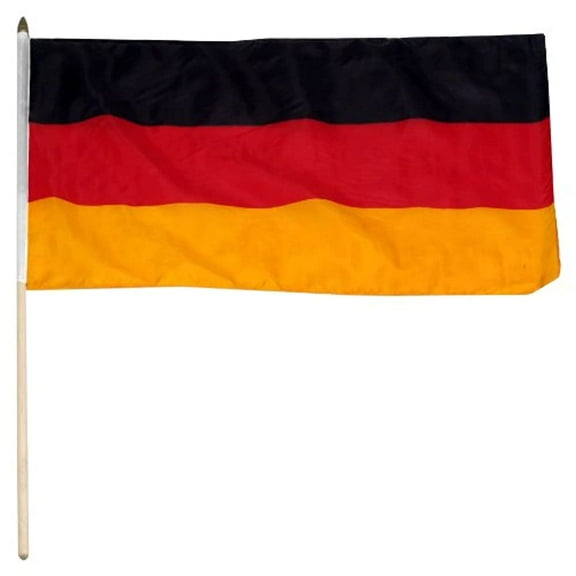 US Flag Store Germany Flag, 12 by 18-Inch,Black, Orange Red,BYLDE