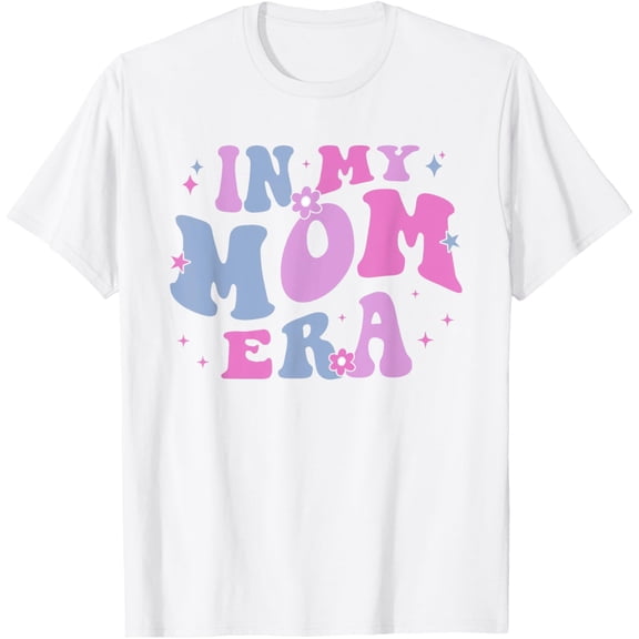 In My Mom Era Lover Groovy Retro Mom Mother's Day Birthday T-Shirt