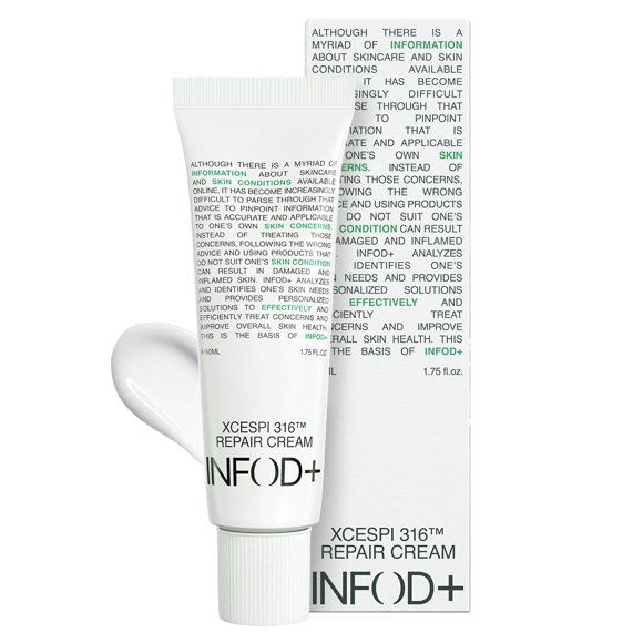Crema facial hidratante para piel sensible INFOD+ 50 ml