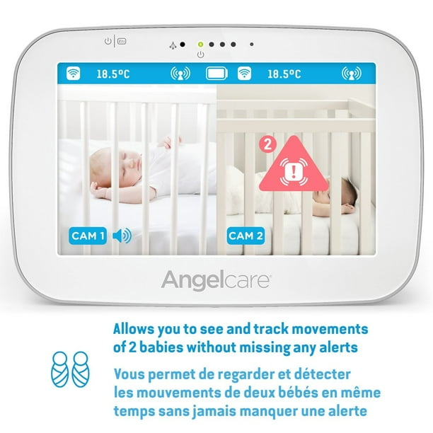 Angelcare® AC527 Baby Movement Monitor with Sound, Video and