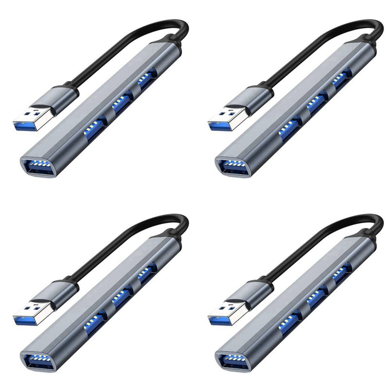 4X 4 Ports USB Hub Splitter Multi Hub USB to USB 3.0 Adapter USB Several Ports Power Adapter